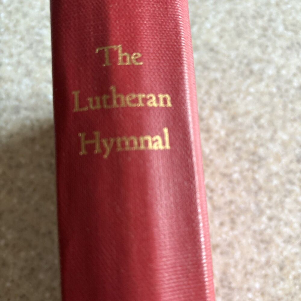 VINTAGE- The Lutheran Hymnal 1941 Concordia Publishing Red Hard Cover - Picture 3 of 9